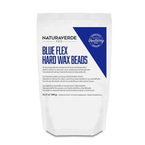 NATURAVERDE - Blue Flex Hard Wax Beads