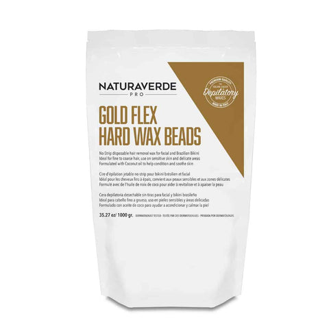 NATURAVERDE - Gold Flex Hard Wax Beads